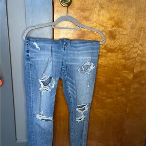 American Eagle Outfitters High Rise Blue Jeans